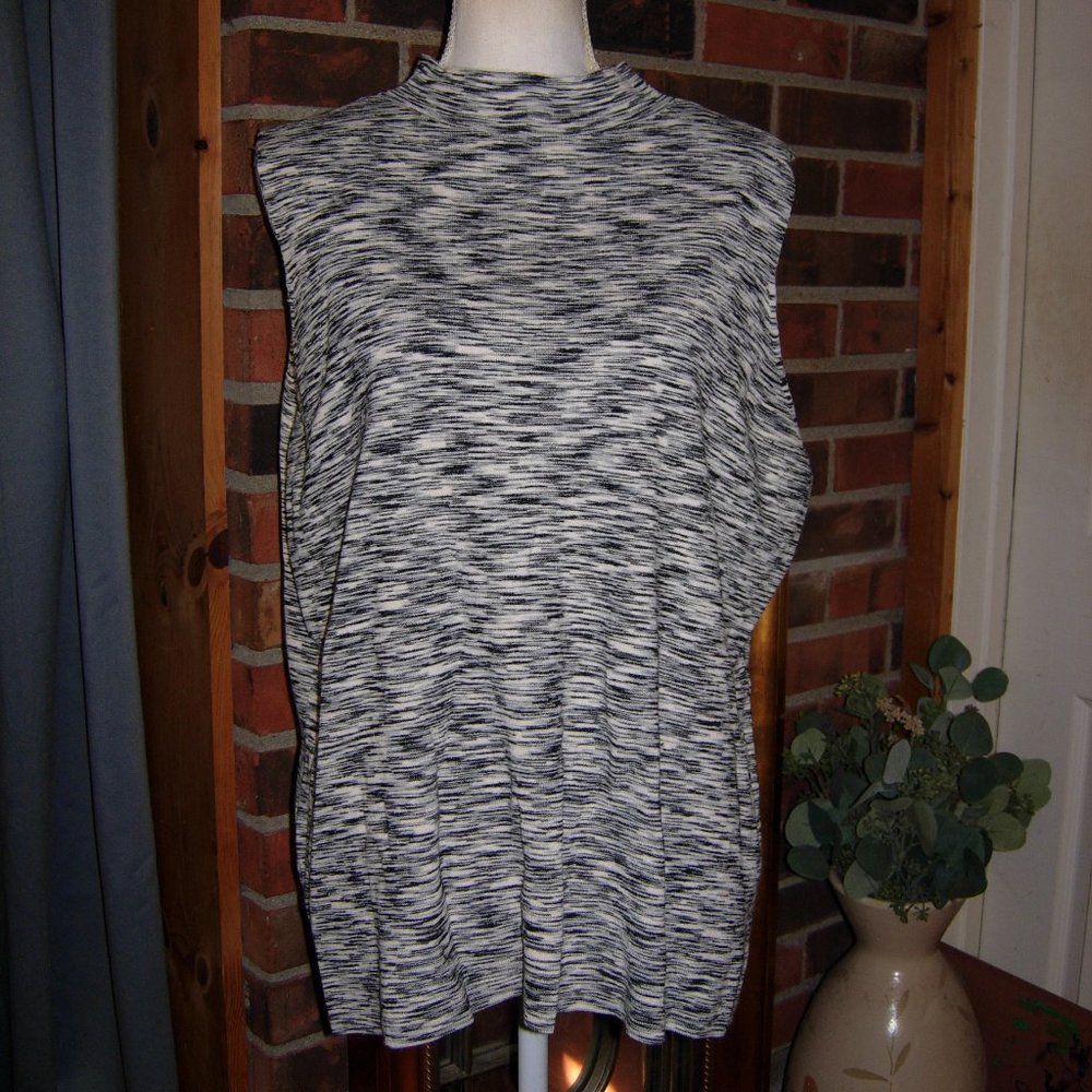 Nine West Mock Neck Sleeveless Top XXL
